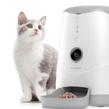 Smart Automatic Pet Feeder 3.7L 120° Wide Angle HD & Night Vision Camera