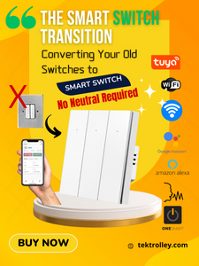 From Ordinary to Smart Switch 1/2/3GANG Tuya Version Alexa Google Home