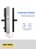 Smart Door Lock with Camera High Security Wi-Fi Remote Control Fingerprint Door Lock Tuya Version