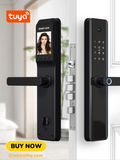 Smart Door Lock with Camera High Security Wi-Fi Remote Control Fingerprint Door Lock Tuya Version