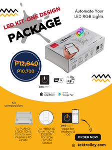 Smart LEDKit One Design - 12-24Vdc LED RGB/RGBW Lights Automation