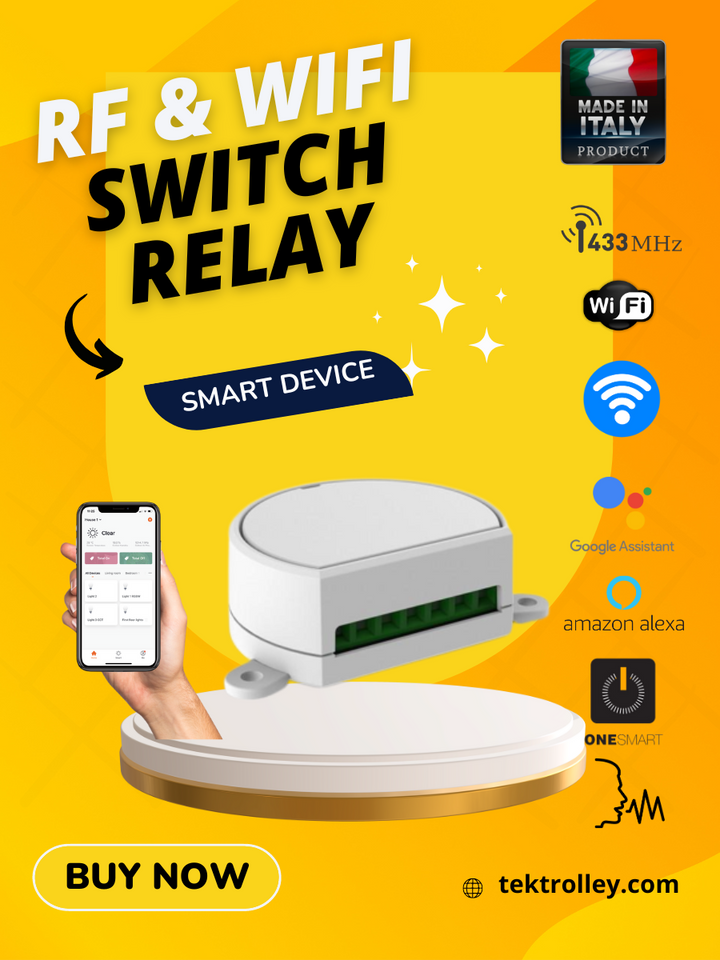 Transforming Manual Switches to SMART using MCU-L1/ONE 230VAC RF & Wi-Fi 1CH Control Unit