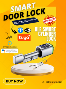 Digital Biometric Keyless Fingerprint Smart Cylinder Lock with IC Card