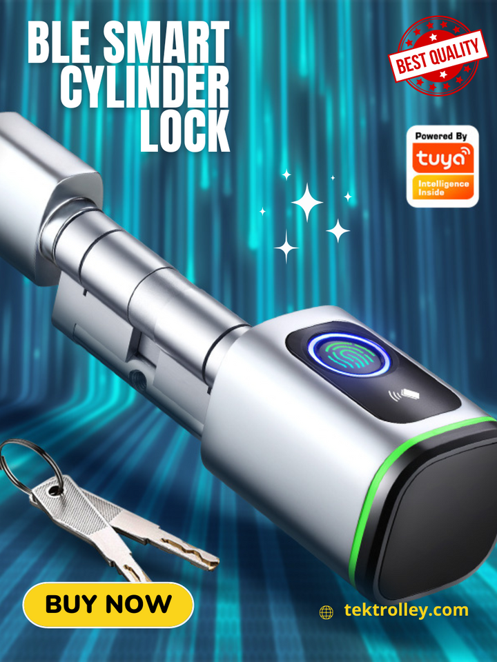 Digital Biometric Keyless Fingerprint Smart Cylinder Lock with IC Card