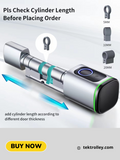 Digital Biometric Keyless Fingerprint Smart Cylinder Lock with IC Card