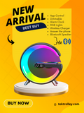 2023 New Intelligent LED Lamp Bluetooth Speake Wireless Charger Atmosphere Lamp App Control For Bedroom Home Decor