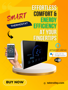 Effortless Comfort Energy Efficiency Smart Thermostat THEO-200/ONE240Vac Wi-Fi Google Home & Alexa Control your AC from Anywhere