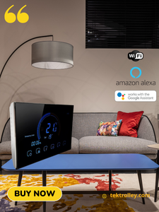 Effortless Comfort Energy Efficiency Smart Thermostat THEO-200/ONE240Vac Wi-Fi Google Home & Alexa Control your AC from Anywhere